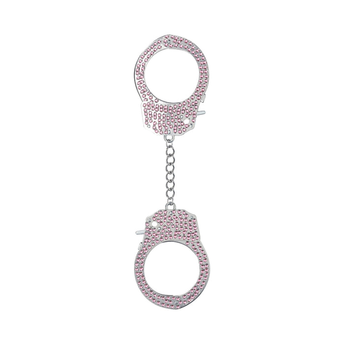 Ouch! Heavy-Duty Diamond Handcuffs Pink