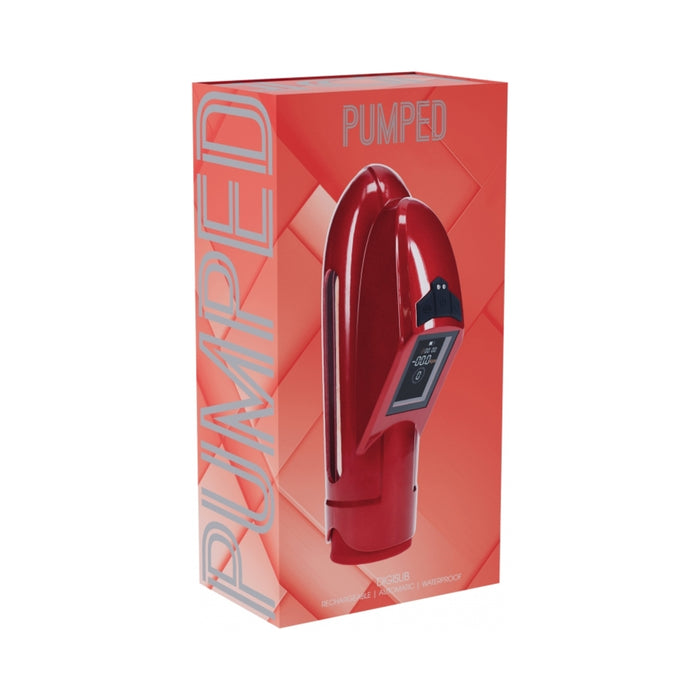 PUMPED DigiSub Submersible Automatic Digital Display Metallic Red