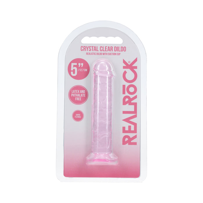 Realrock Realistic Dildo 5 in. Pink