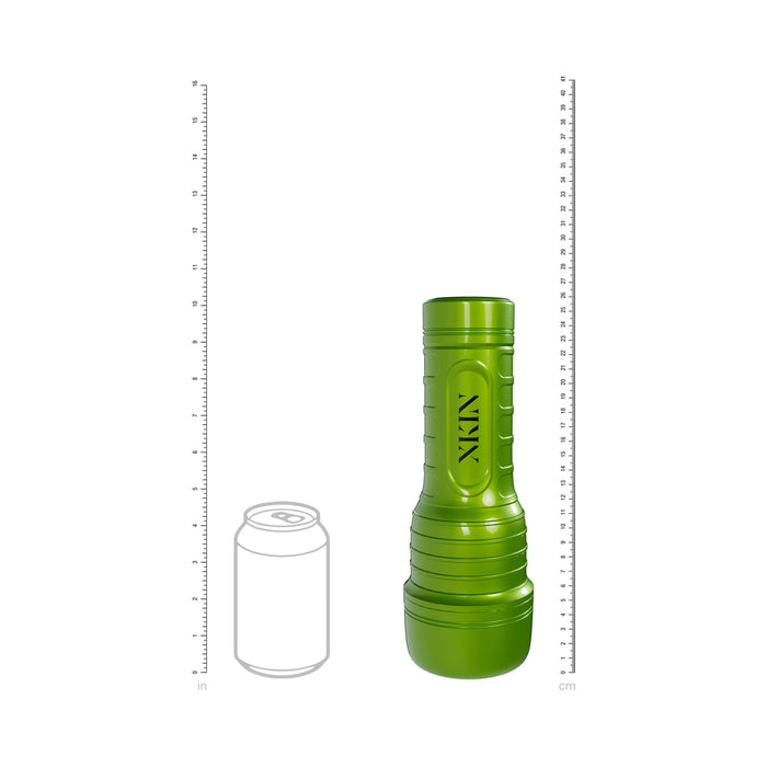 XKIN Lipsy Jade Mouth Torch Masturbator Metallic Green