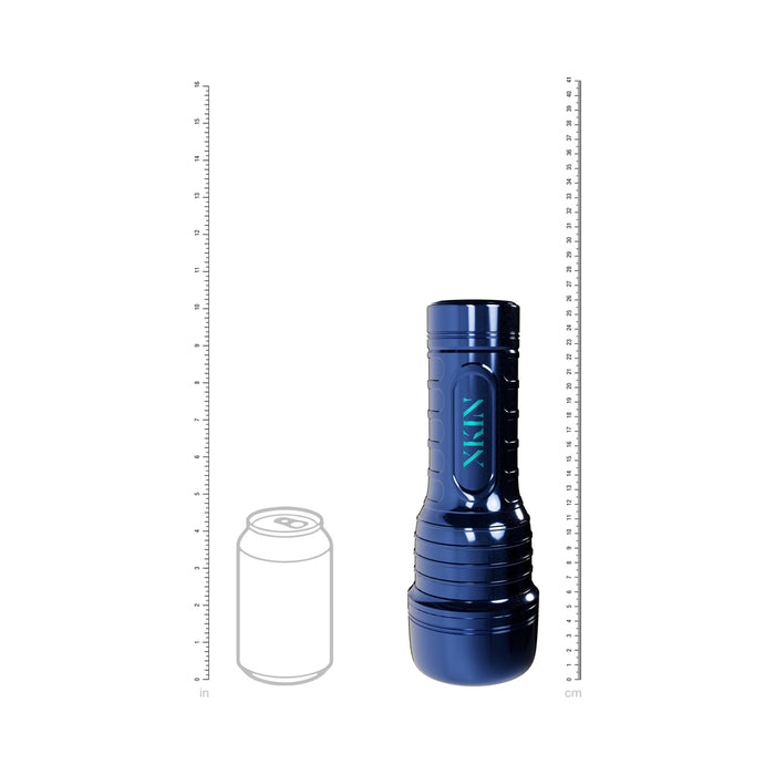 XKIN Axel Steel Mouth Torsh Masturbator Metallic Blue