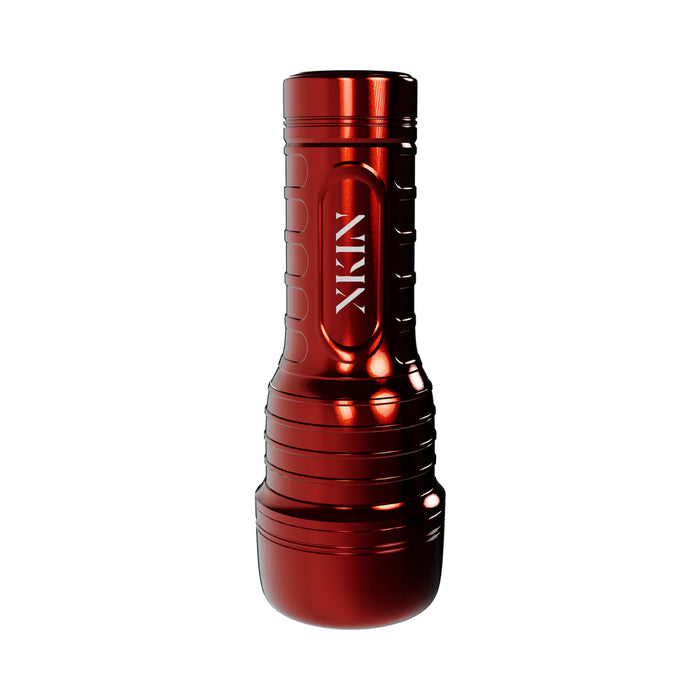 XKIN Roman Blaze Ass Torch Vibrating Masturbator Metallic Red