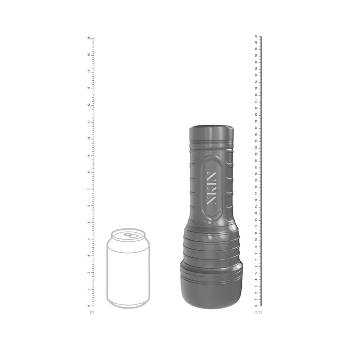 XKIN Chloe Mirage Vagina Vibrating + Suction Torch Masturbator Silver