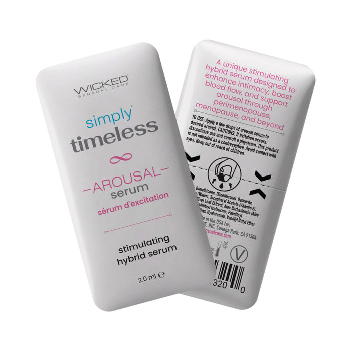 Wicked Simply Timeless Arousal Snap Pack Singles Display (60ct)