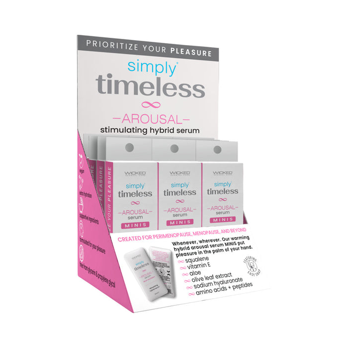 Wicked Simply Timeless Arousal Snap 5 Pack Display of 12