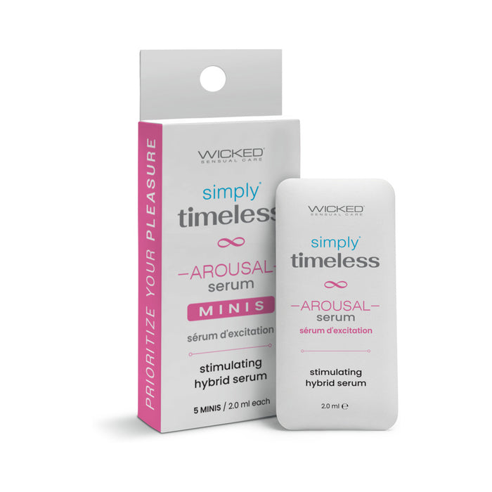 Wicked Simply Timeless Arousal Snap 5 Pack Display of 12