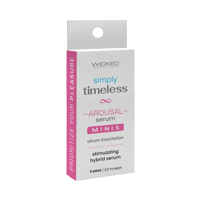 Wicked Simply Timeless Arousal Snap 5 Pack Display of 12