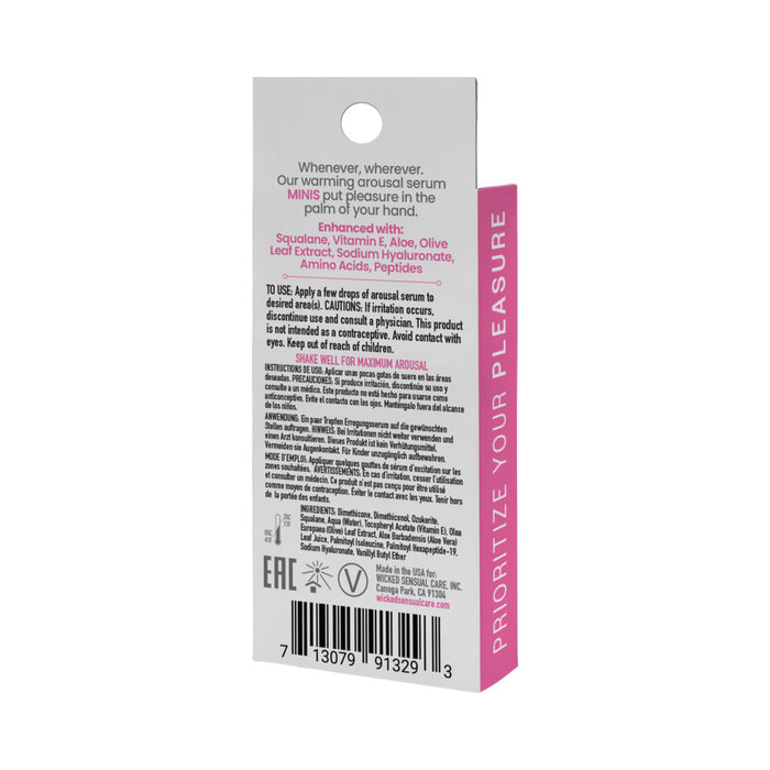 Wicked Simply Timeless Arousal Snap 5 Pack Display of 12