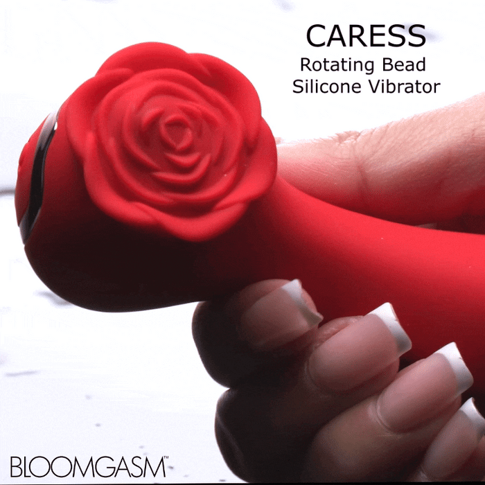 Bloomgasm Moving Bead Silicone Vibrator