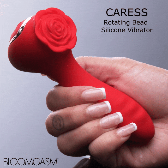 Bloomgasm Moving Bead Silicone Vibrator