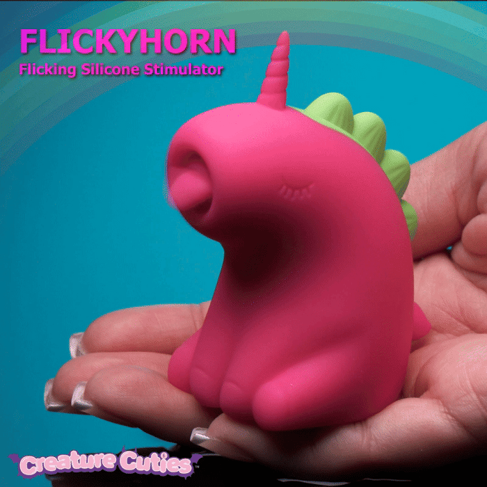 Creature Cuties Flickyhorn Flicking Silicone Stimulator