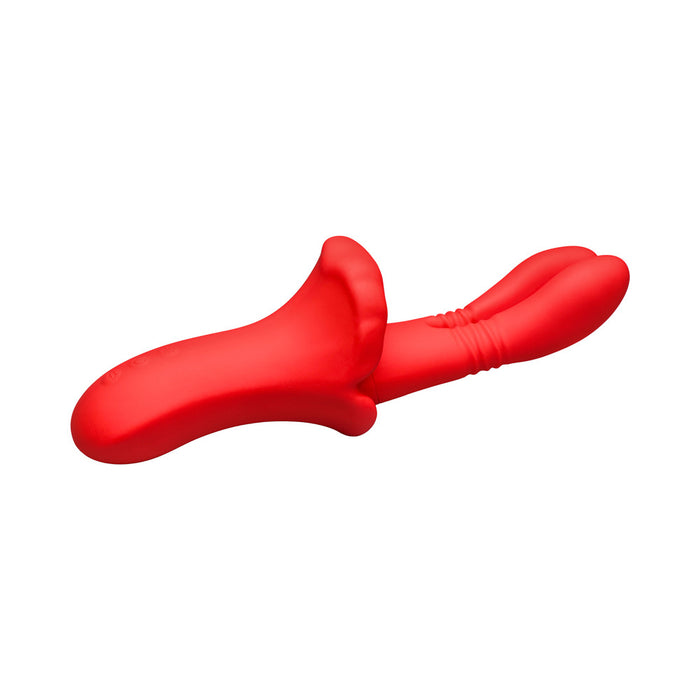 Lickgasm Double Thrusting Silicone Vibrator