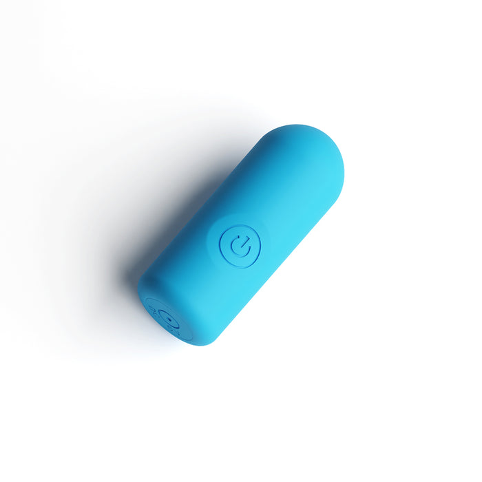 Tic Tac Blue Razz Silicone Bullet Vibe Blue