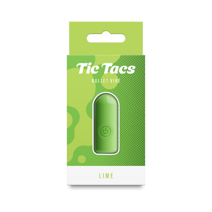 Tic Tacs Lime Silicone Bullet Vibe Green