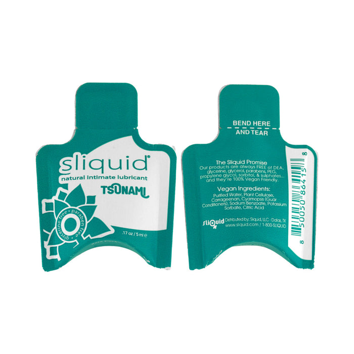 Sliquid Naturals Tsunami Pillow Packs 0.17 oz. (200/Bag)