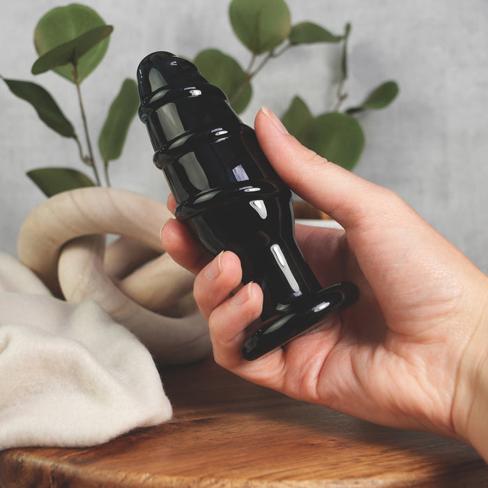 Clarity Utopian Mirage Noir Glass Plug