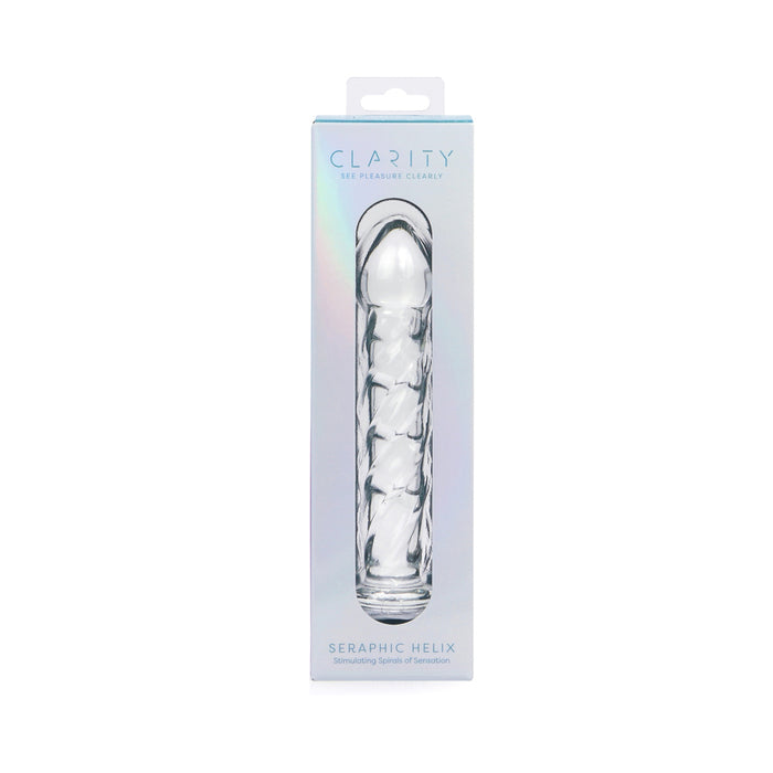 Clarity Seraphic Helix Glass Dildo