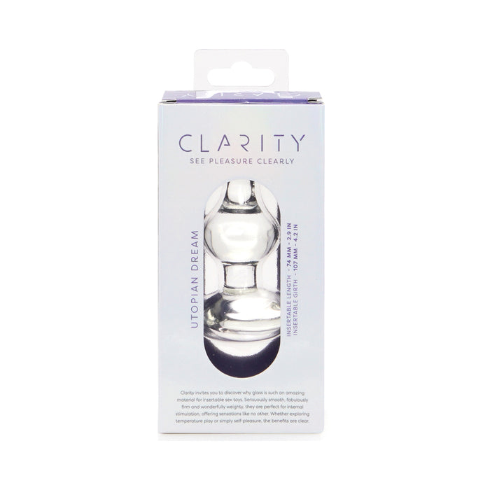 Clarity Utopian Dream Glass Plug