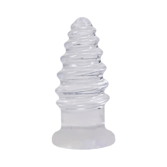 Crystal Jellies Anal Twist 6 in. Clear