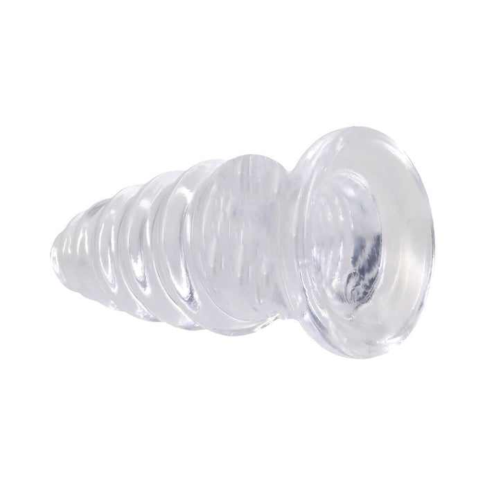 Crystal Jellies Anal Twist 6 in. Clear