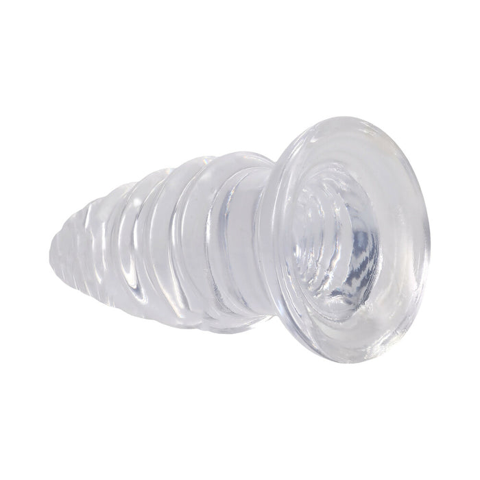 Crystal Jellies Anal Twist 7 in. Clear