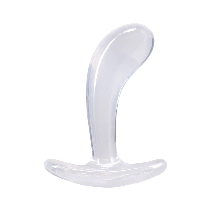 Crystal Jellies Curved Anal Trainer Set Clear