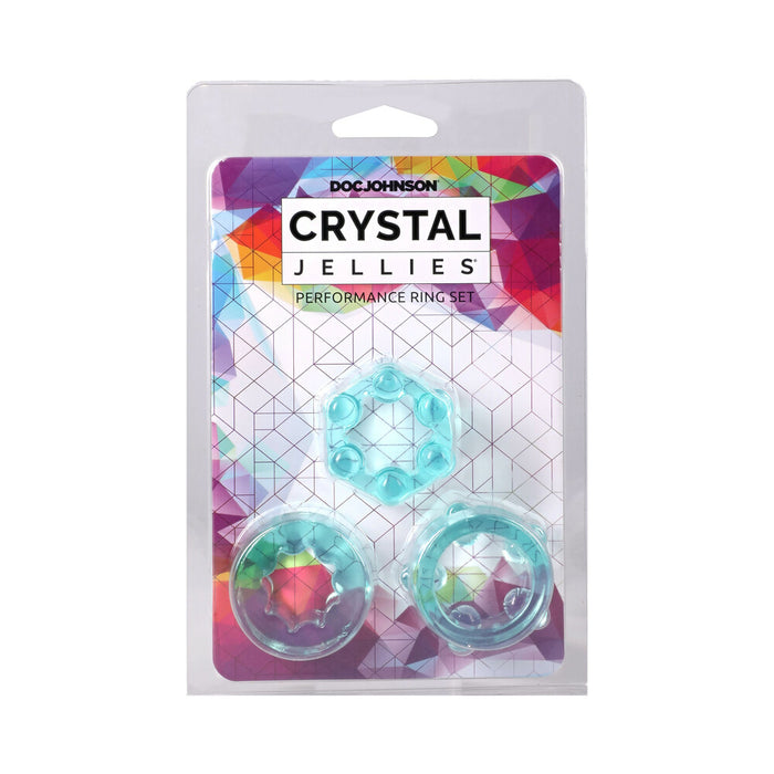 Crystal Jellies Performance Ring Set Teal
