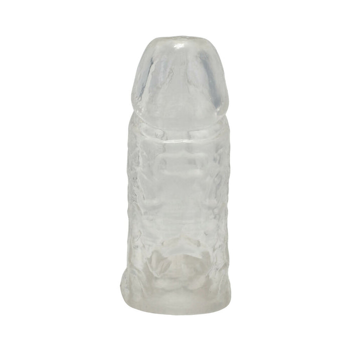 TitanMen Cock Sleeve with Ball Strap 4.5 in. Clear