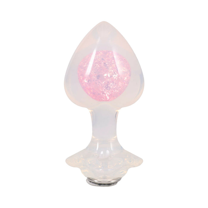 Booty Bling Jeweled Wearable Silicone Plug Large Translucent