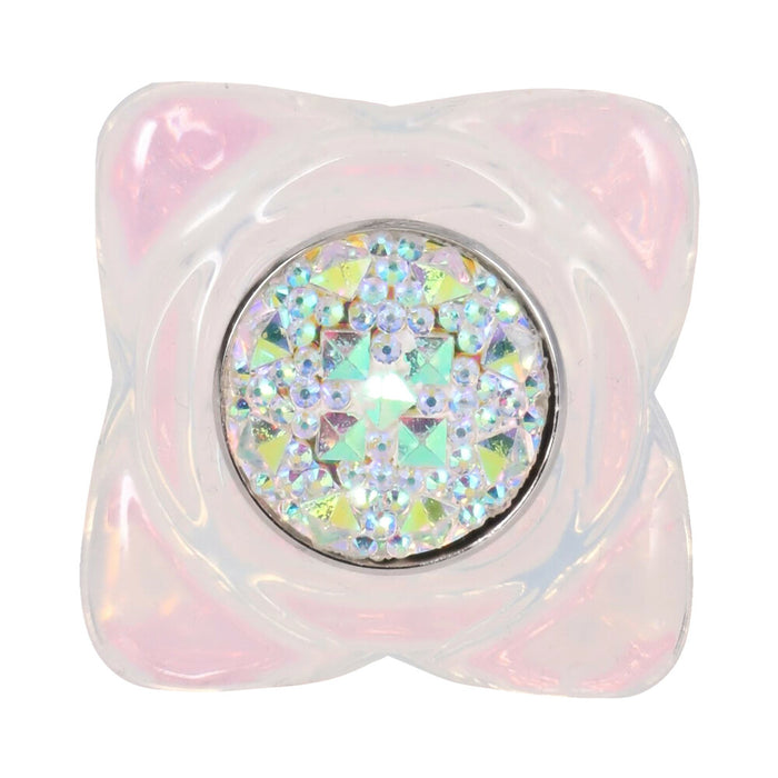 Booty Bling Jeweled Wearable Silicone Plug Large Translucent