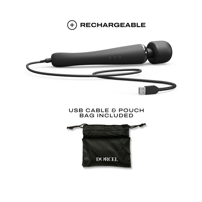 Dorcel Megawand Rechargeable Wand Black