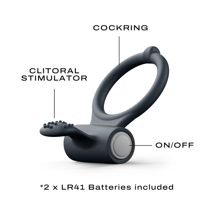Dorcel Power Clit Vibrating Cockring Black