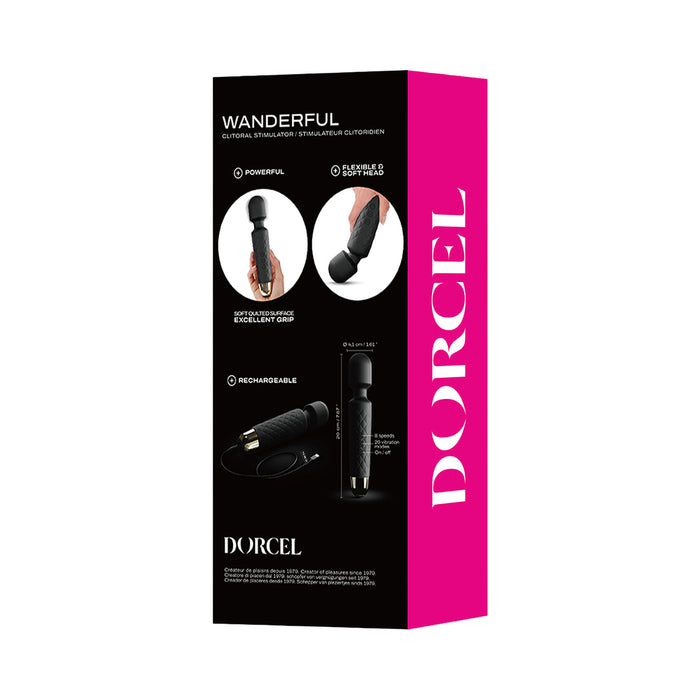 Dorcel Wanderful Rechargeable Wand Black