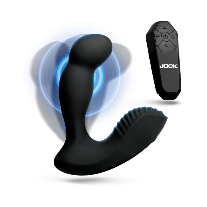 JOCK Enhancers P-Force Milking Silicone Prostate Vibrator with Remote