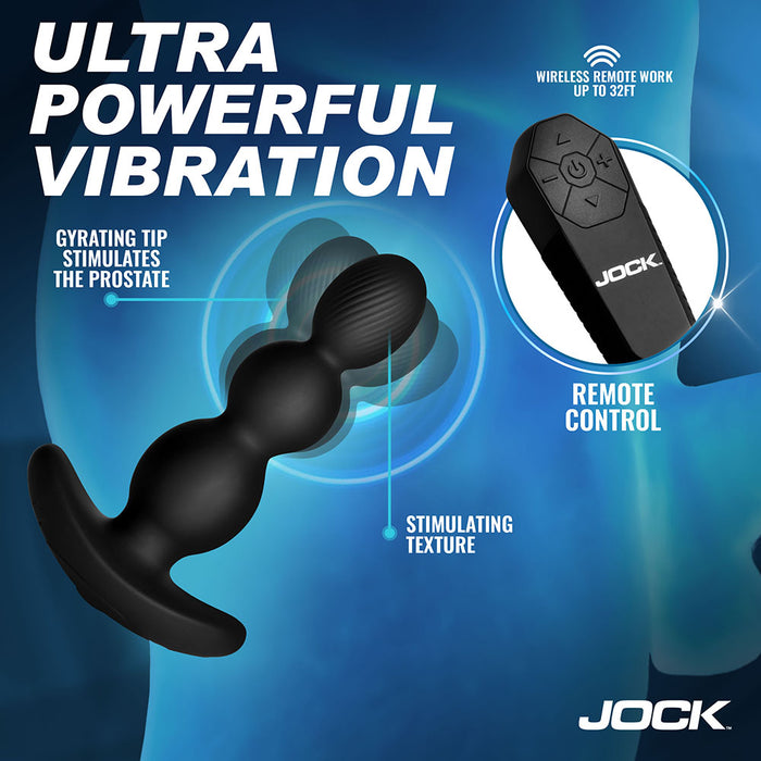 JOCK Enhancers Gyro-X Gyrating & Vibrating Silicone Butt Plug