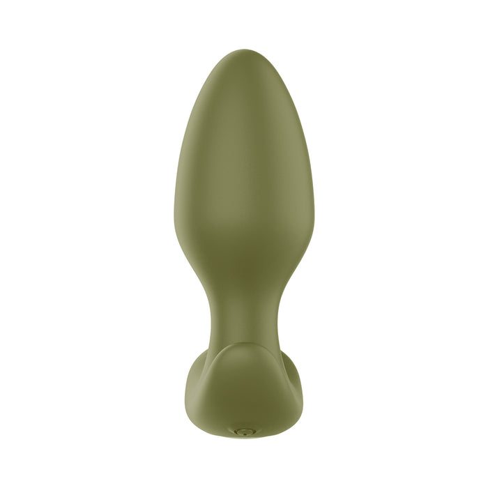 Forto Vibrating Anal Plug Green