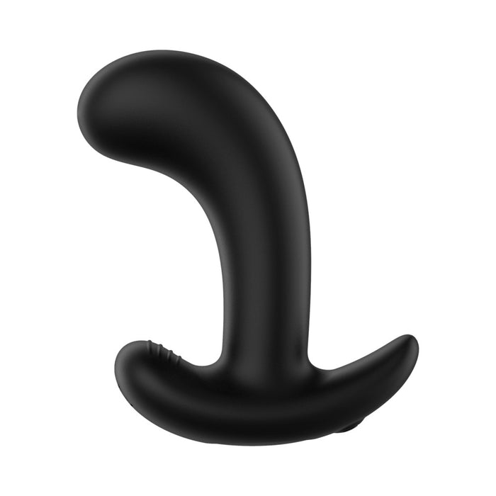 Forto Curved Vibrating Plug Black