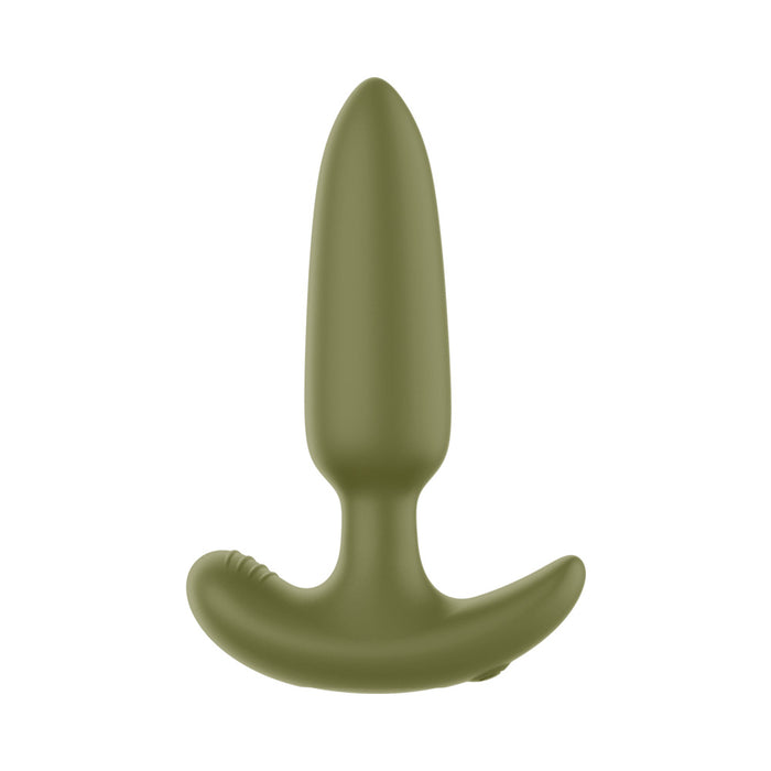 Forto Pointed Vibrating Plug Green
