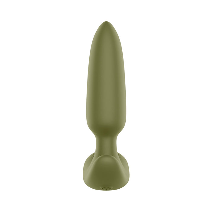 Forto Pointed Vibrating Plug Green