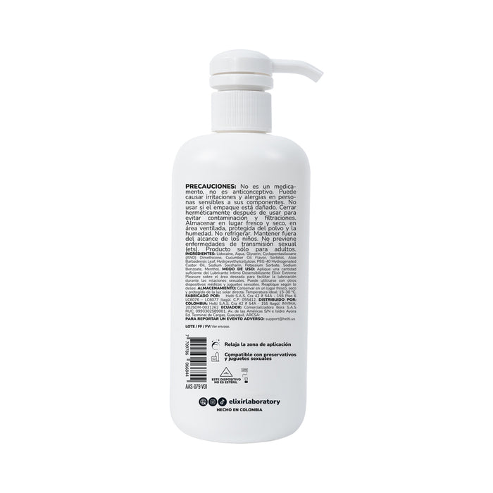 Elixir Anesty Anal Desensitizing Lubricant 500ml (17 flOz)