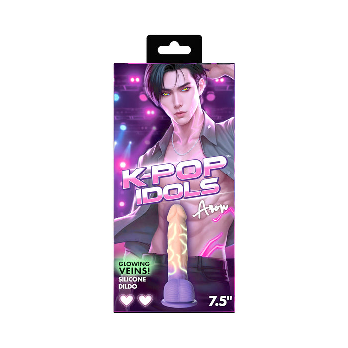 K-Pop Idols Aren Silicone Dildo with Balls