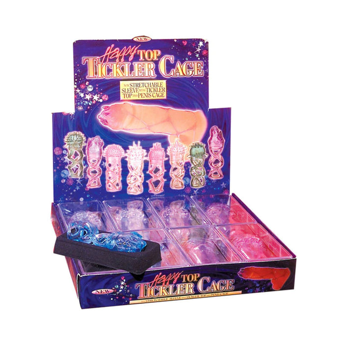 Pipedream Happy Top Tickler Cage 8-Pack Display