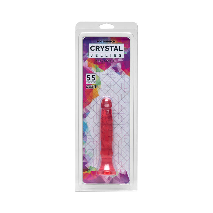 Crystal Jellies - Anal Starter Pink 6in