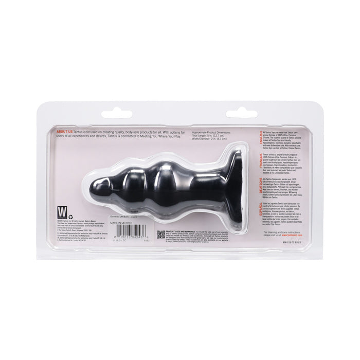 Tantus Severin Medium Plug Onyx