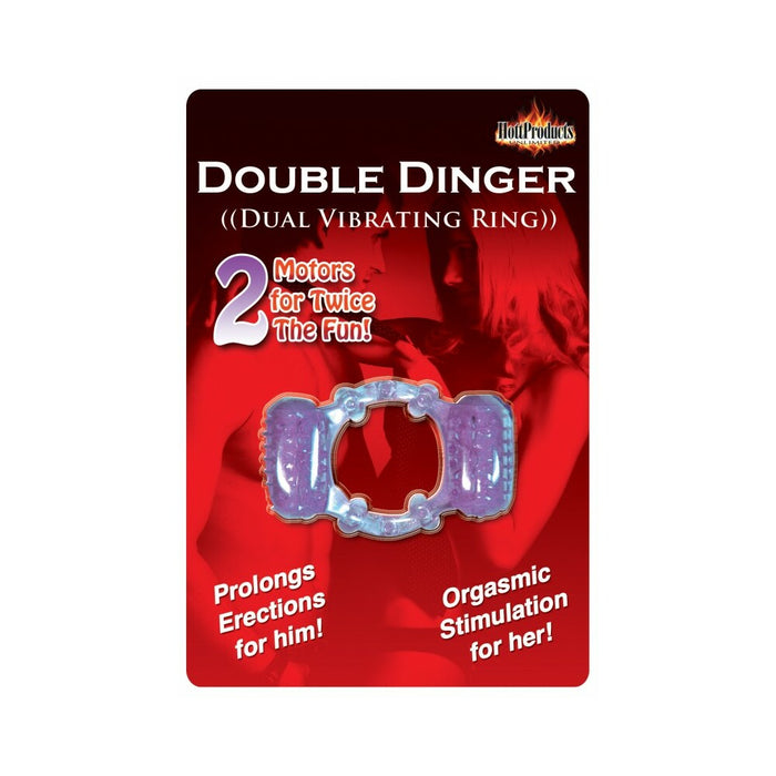 Humm Dinger Double Dinger Cockring (Purple)