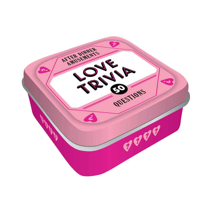 After Dinner Amusements Love Trivia 50 Questions Game