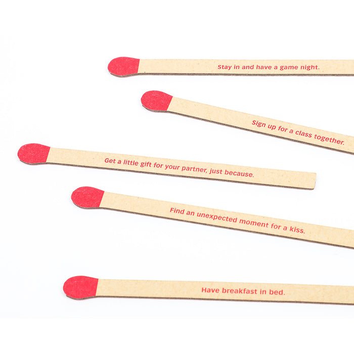 Spark Romance: 50 Ways to Deepen Your Connection Match Stick Game
