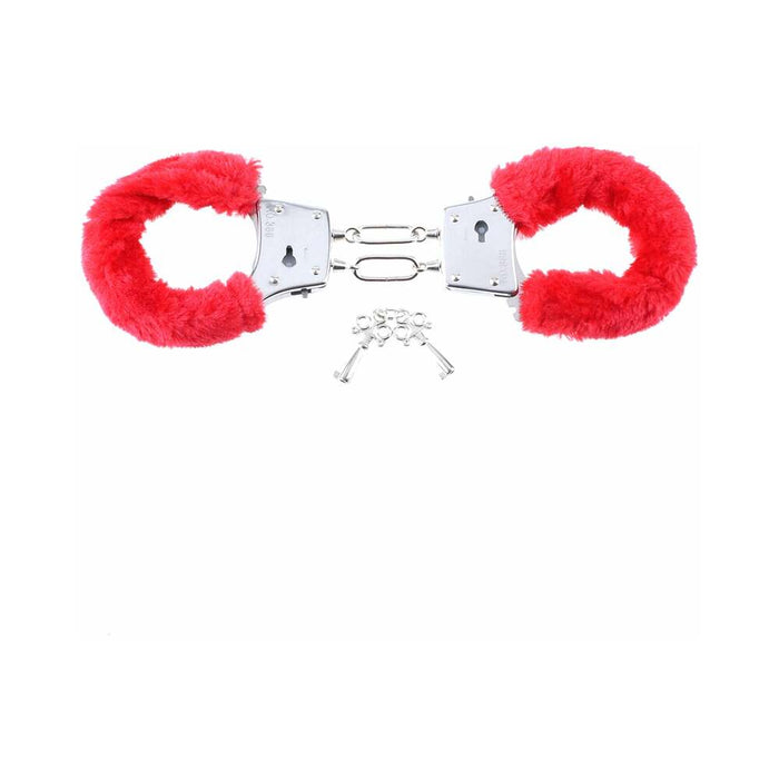 Pipedream Fetish Fantasy Series Beginner's Furry Cuffs Red