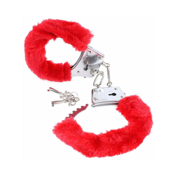 Pipedream Fetish Fantasy Series Beginner's Furry Cuffs Red