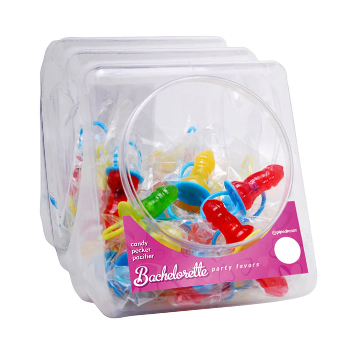 Pipedream Bachelorette Party Favors Candy Pecker Pacifier 48-Piece Display Bowl